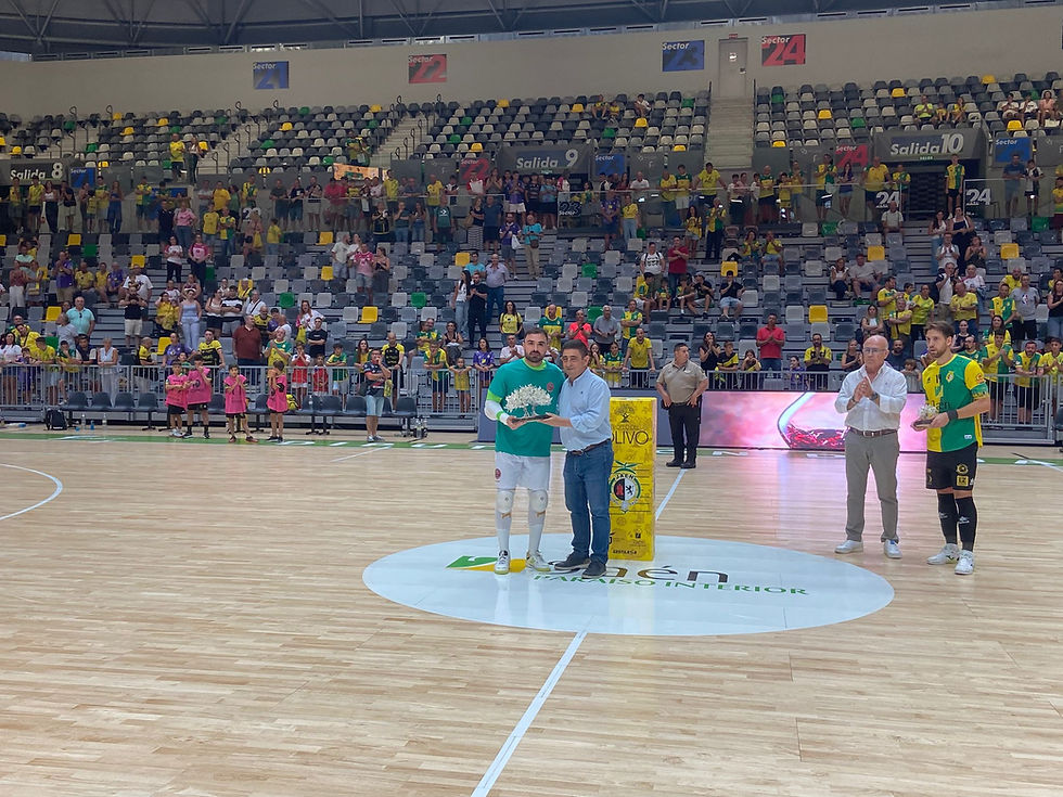 El Jimbee Cartagena se impone en el XIV Trofeo del Olivo de fútbol sala que patrocina la Diputación