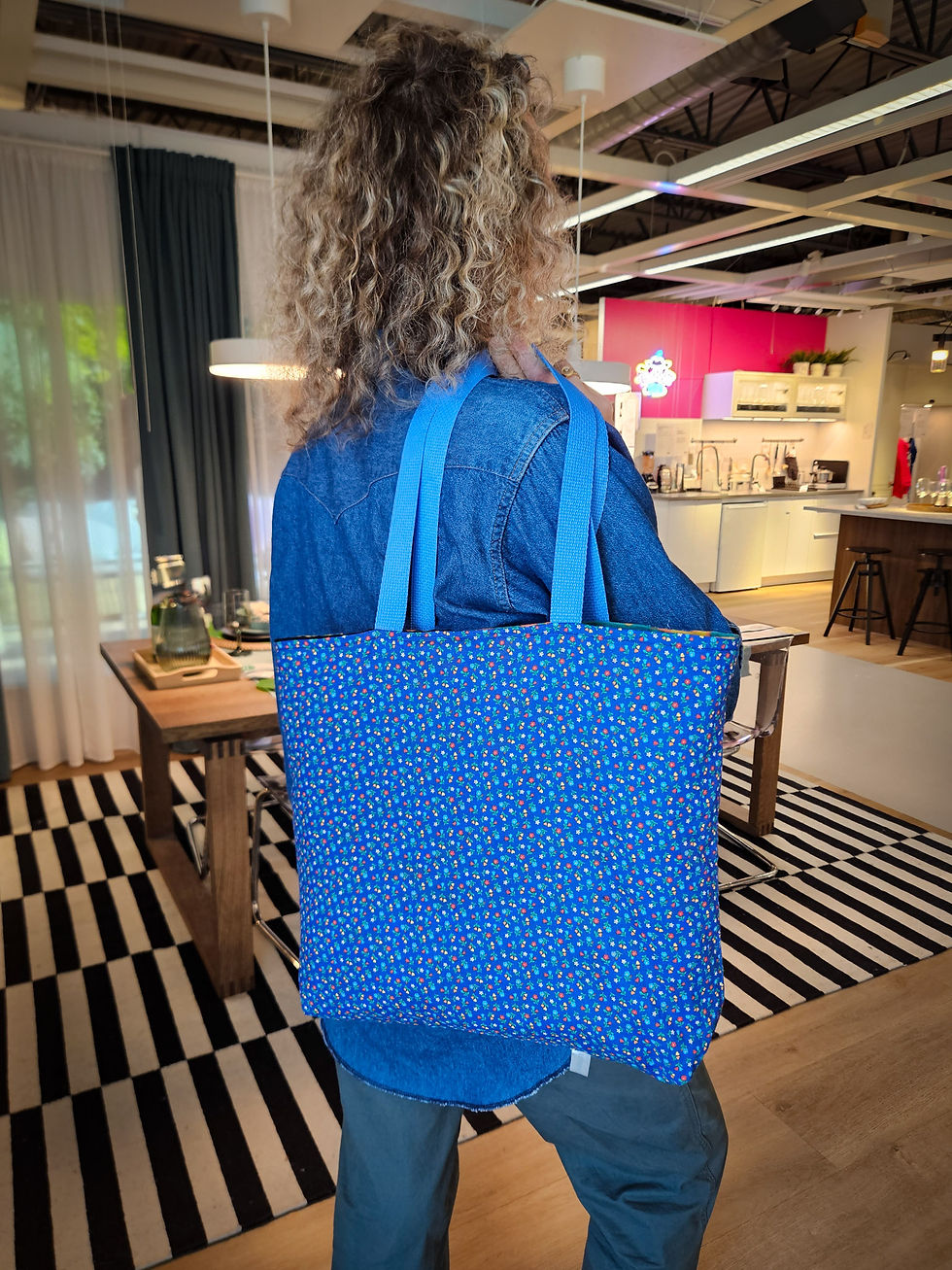 Canada Free shipping Handmade Vintage tote