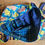 Thumbnail: 1990s floral w/ Navy & Navy tartan - patch pocket reversible tote by Urban Orchard