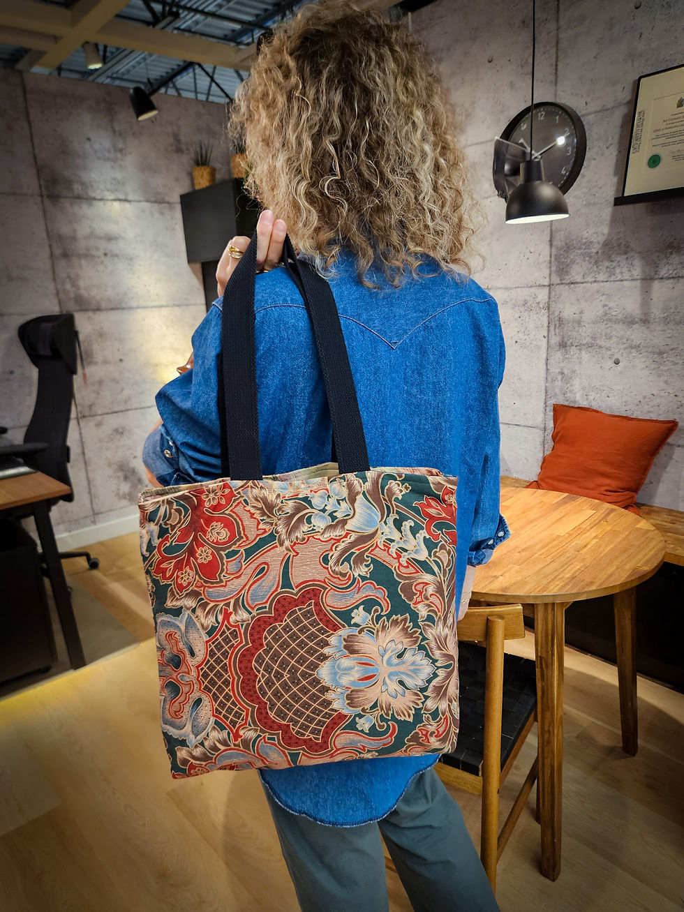 Thumbnail: 1940s Watercolor floral & Vintage Waverly | BAG BAG by URBAN ORCHARD