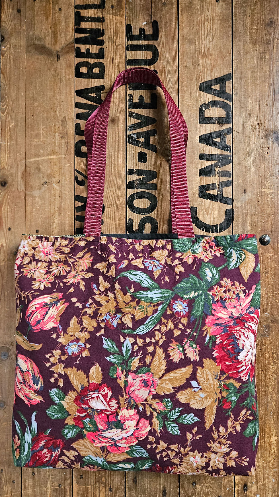 Thumbnail: 1980s large floral print & 1970s paisley | BAG BAG by Urban Orchard