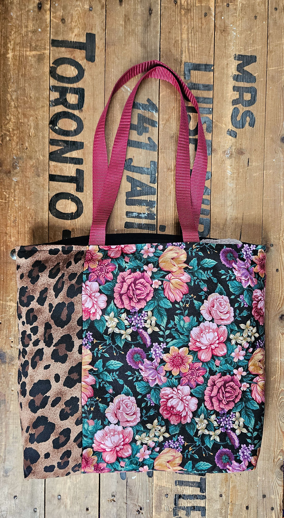 Thumbnail: vintage tote bag handmade in Canada