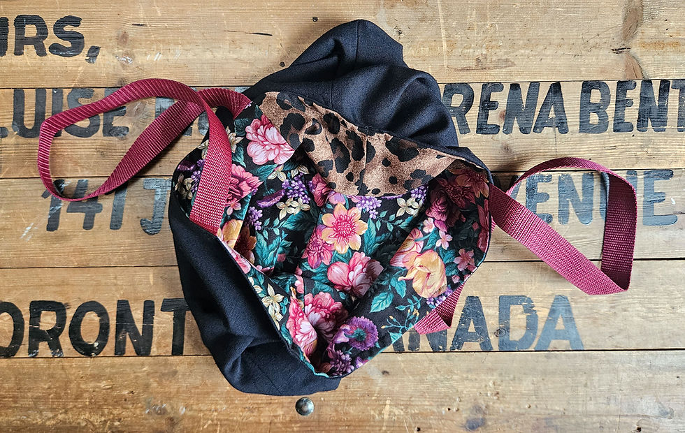 Thumbnail: vintage tote bag handmade in Canada