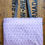 Thumbnail: Mid-century modern MCM floral & 1980s Mauve eyelet | Vintage reversible tote