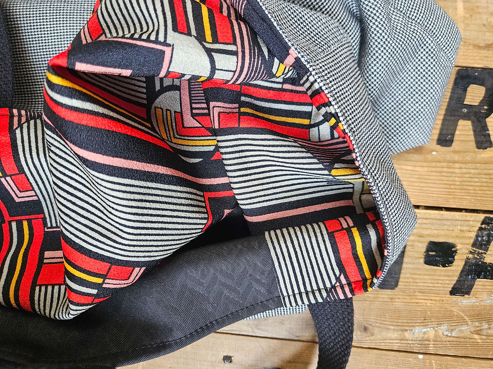 Thumbnail: Art deco - Chevron & Checked | BAG BAG handmade in Canada