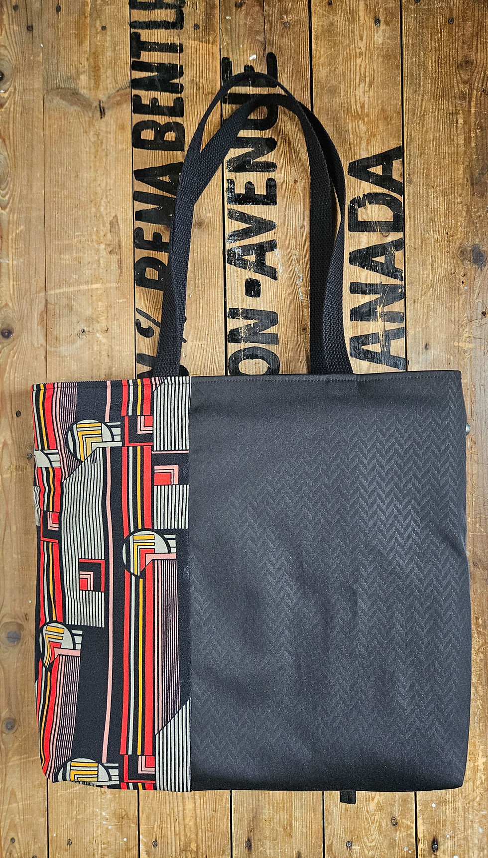 Thumbnail: Art deco - Chevron & Checked | BAG BAG handmade in Canada