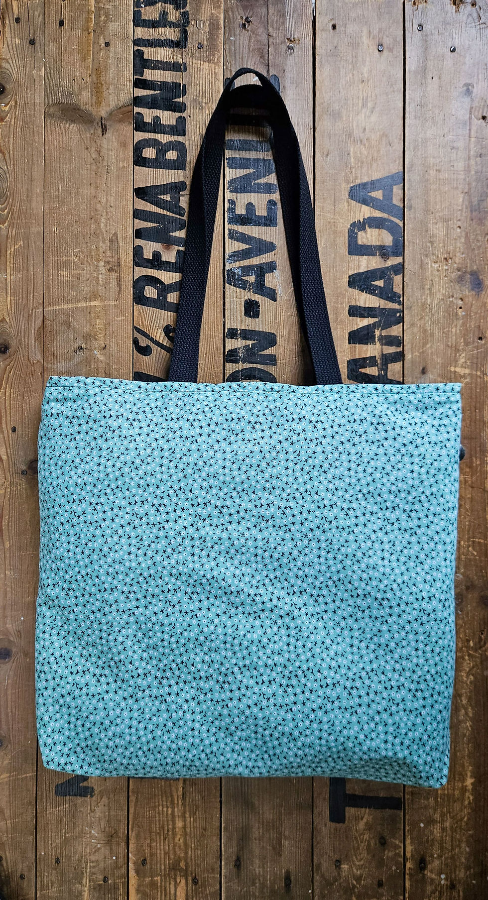 Thumbnail: Mint green ditzy & 1980s large floral | BAG BAG