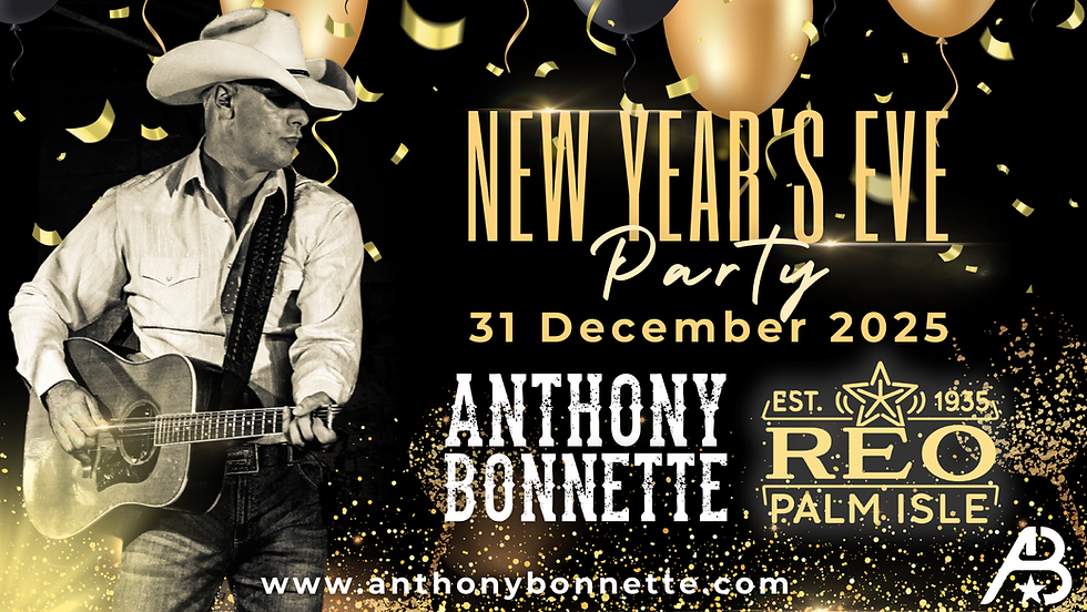NYE 2025 featuring Anthony Bonnette