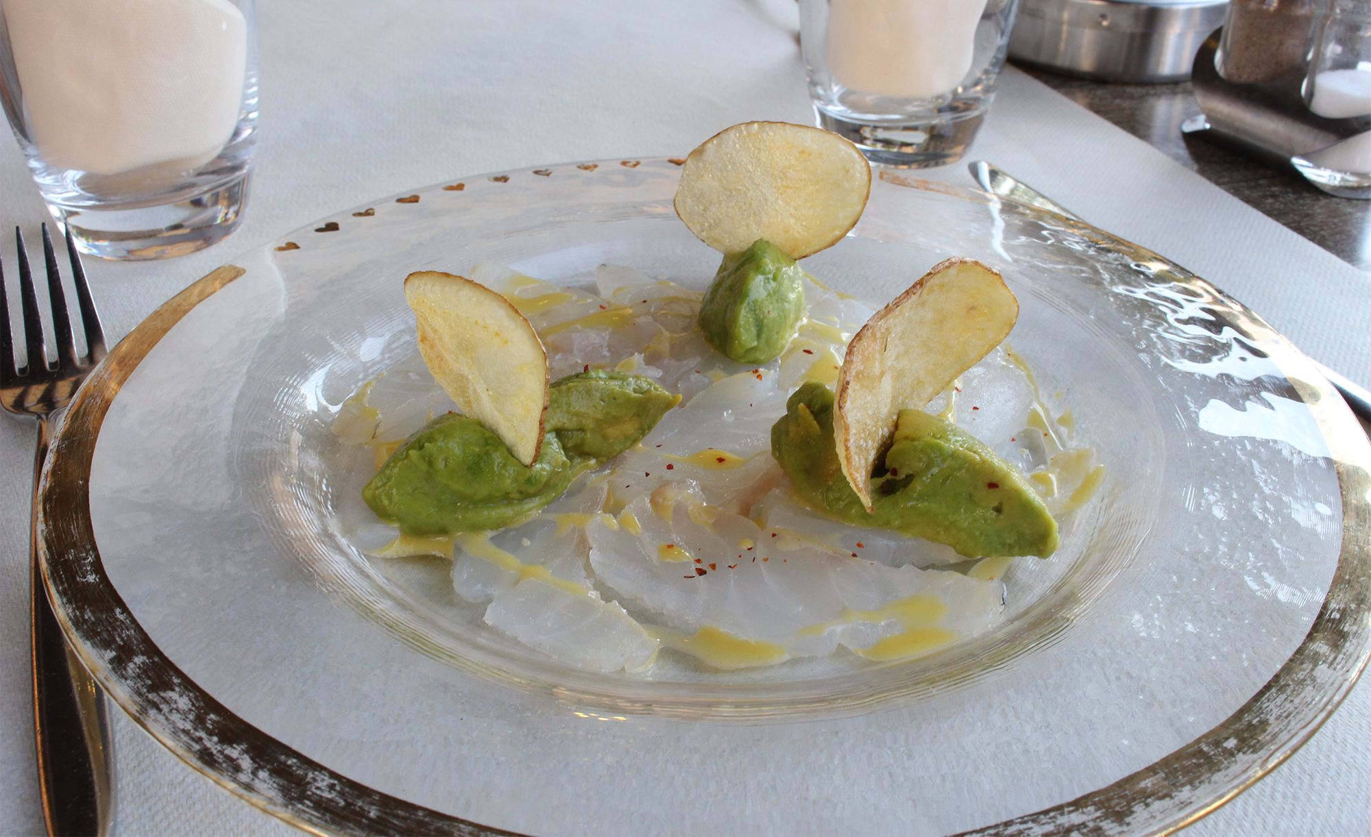 Sashimi de cabillaud