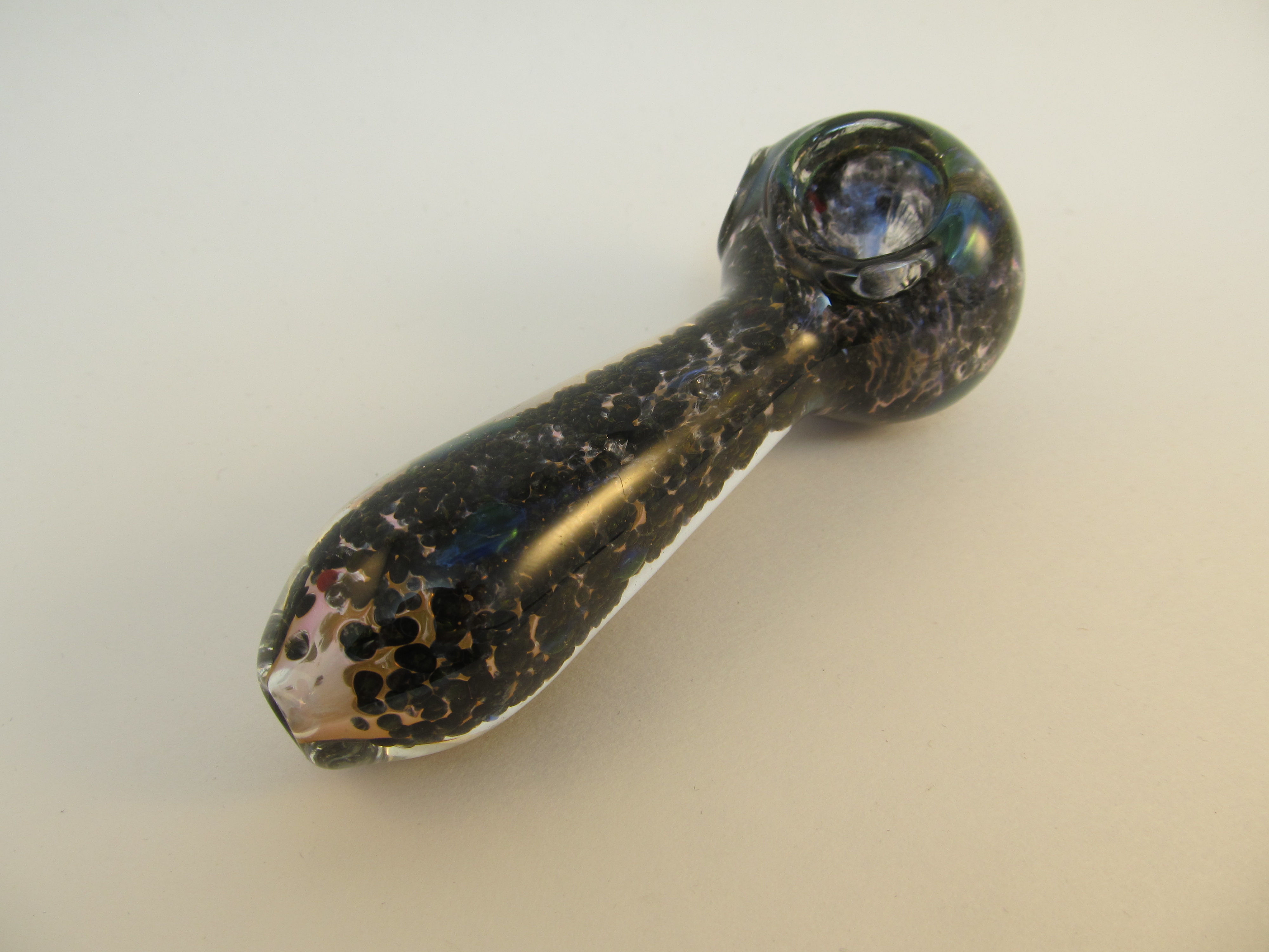 Gold Frit 4 inch glass pipe