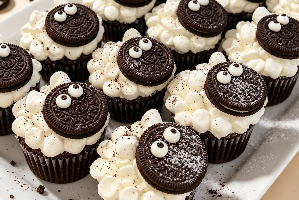 Sheep Cupcakes