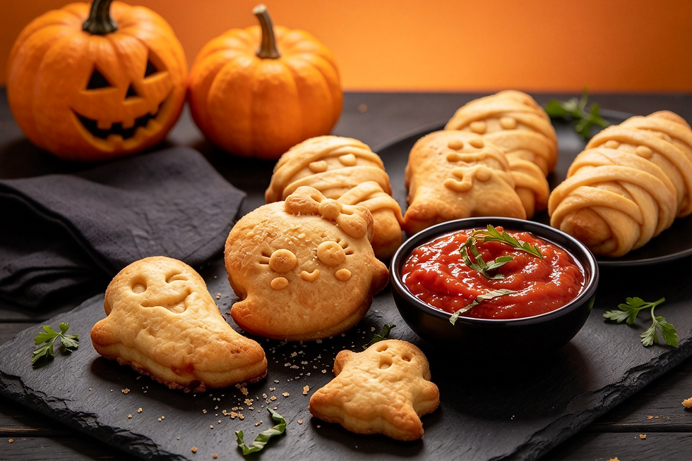 Spooky Pizza Bite
