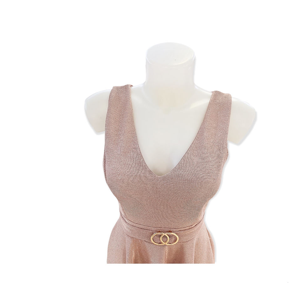 Miniature : ROBE BRILLANTE ÉVASÉE
