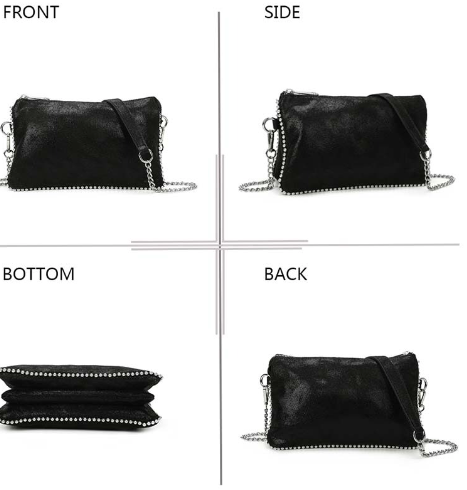 Miniature : SAC BANDOULIÈRE SOUPLE À PERLE 62015
