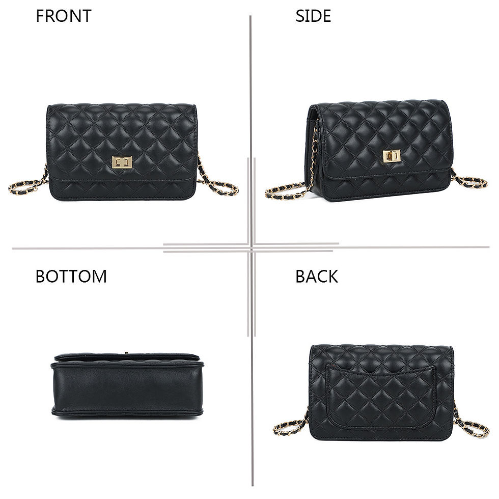 Miniature : SAC BANDOULIERE MATELASSE HY5451