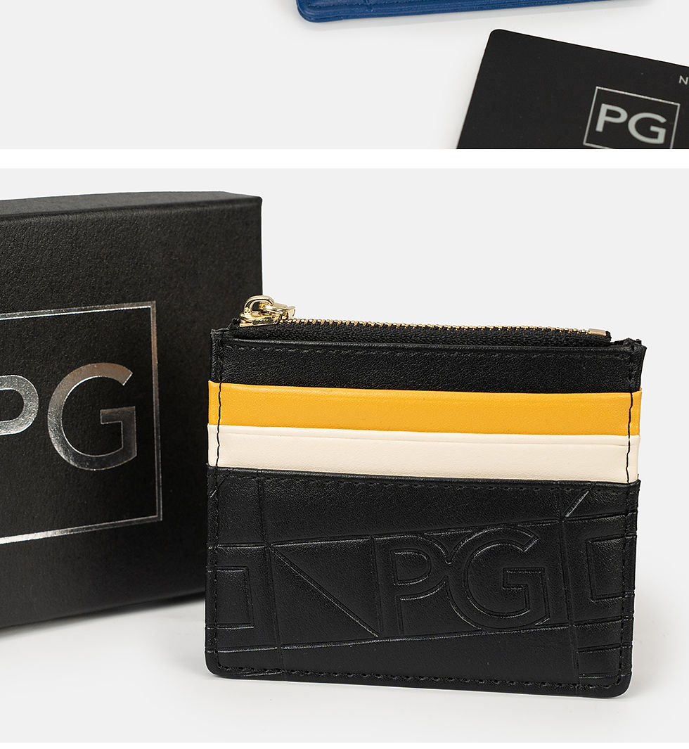 Thumbnail: PG Ladies Wallet Ultra Thin Design Contrasting Color Splicing Design Large Capac