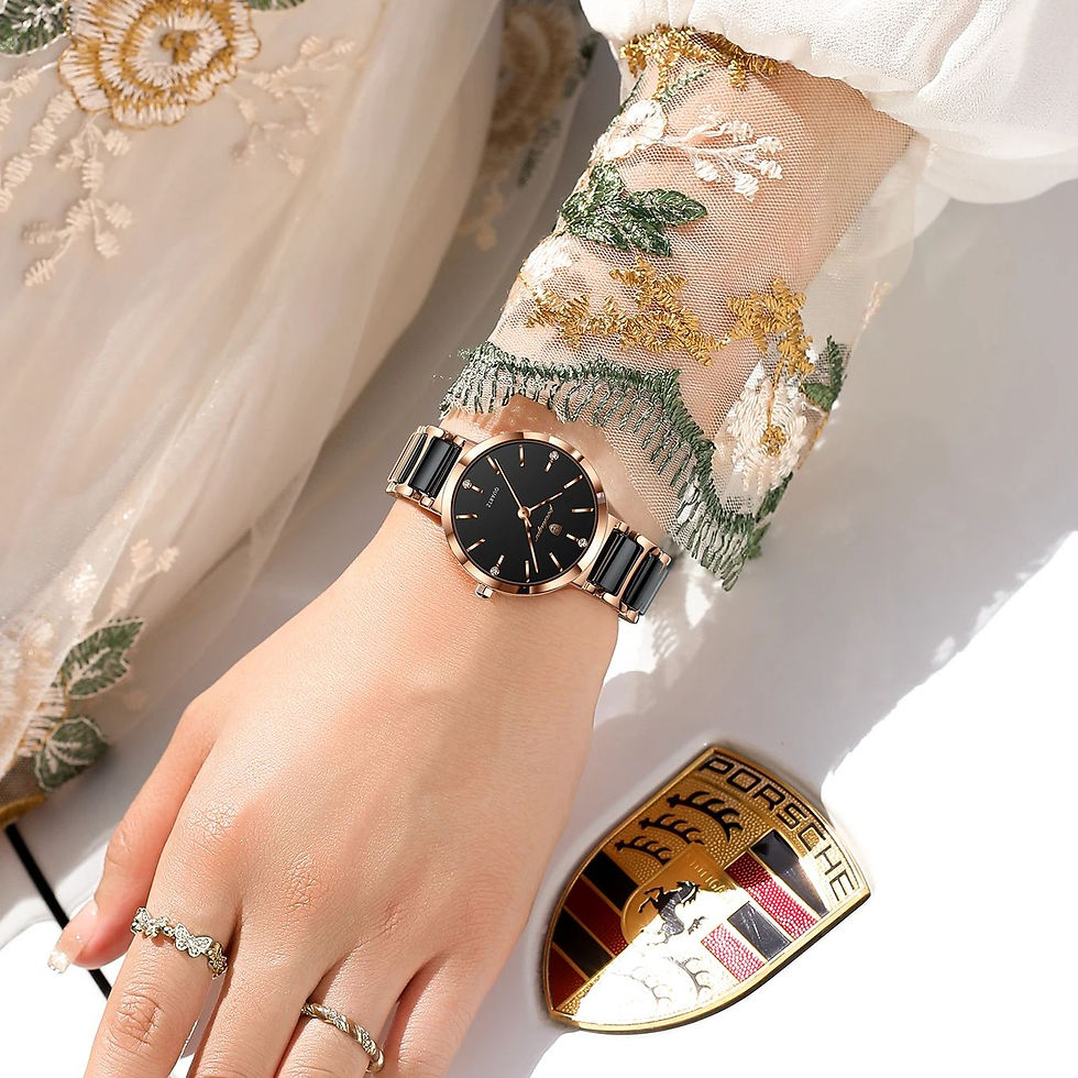 Thumbnail: POEDAGAR Top Diamond Luxury Watch For Woman High Quality Waterproof Ladies Quart