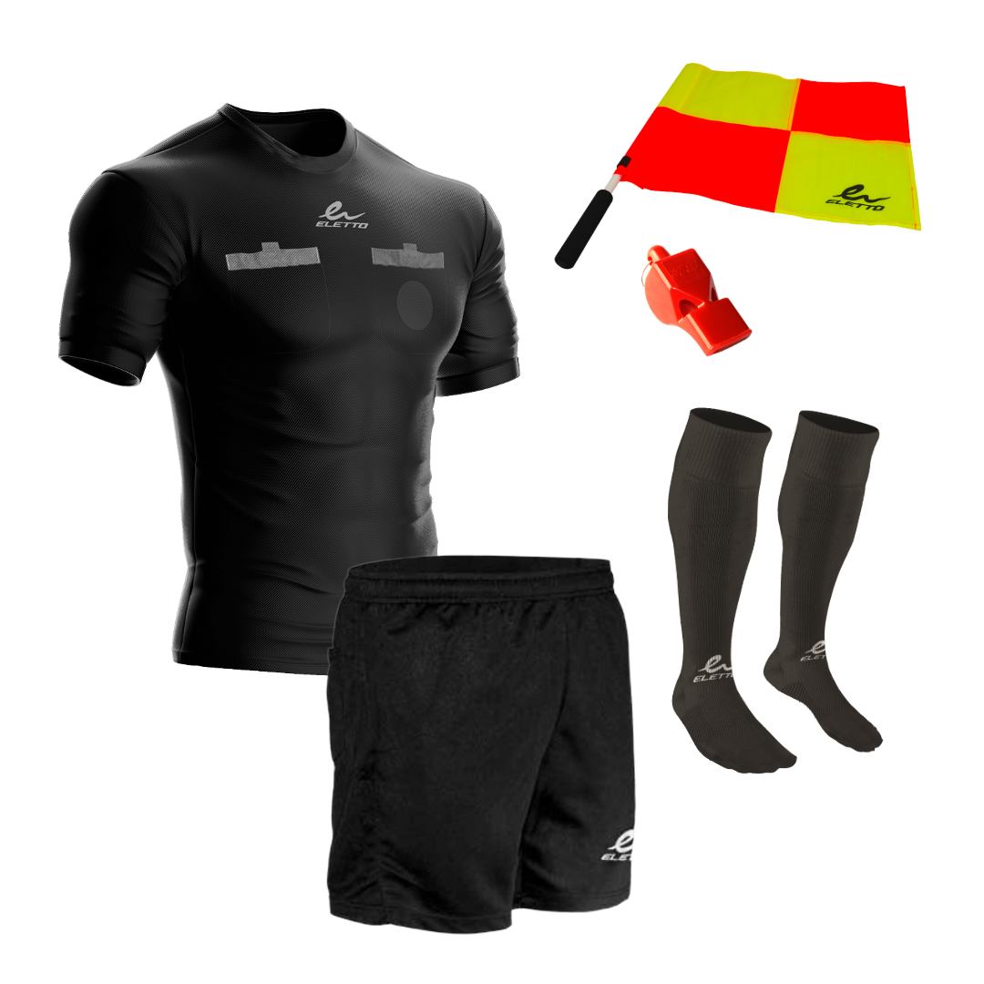 ENSEMBLE ARBITRE CAUTION - NOIR