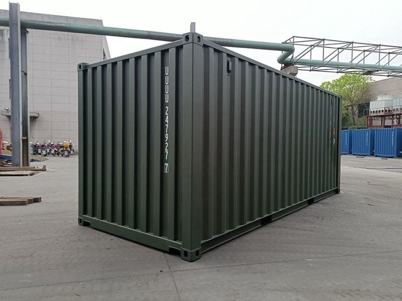 Miniaturbild: 20-Fuß-One-Way-Seecontainer neu (6 Meter lang, 2,44 m breit, 2,59 m hoch), verschiedene RAL-Farben verfügbar