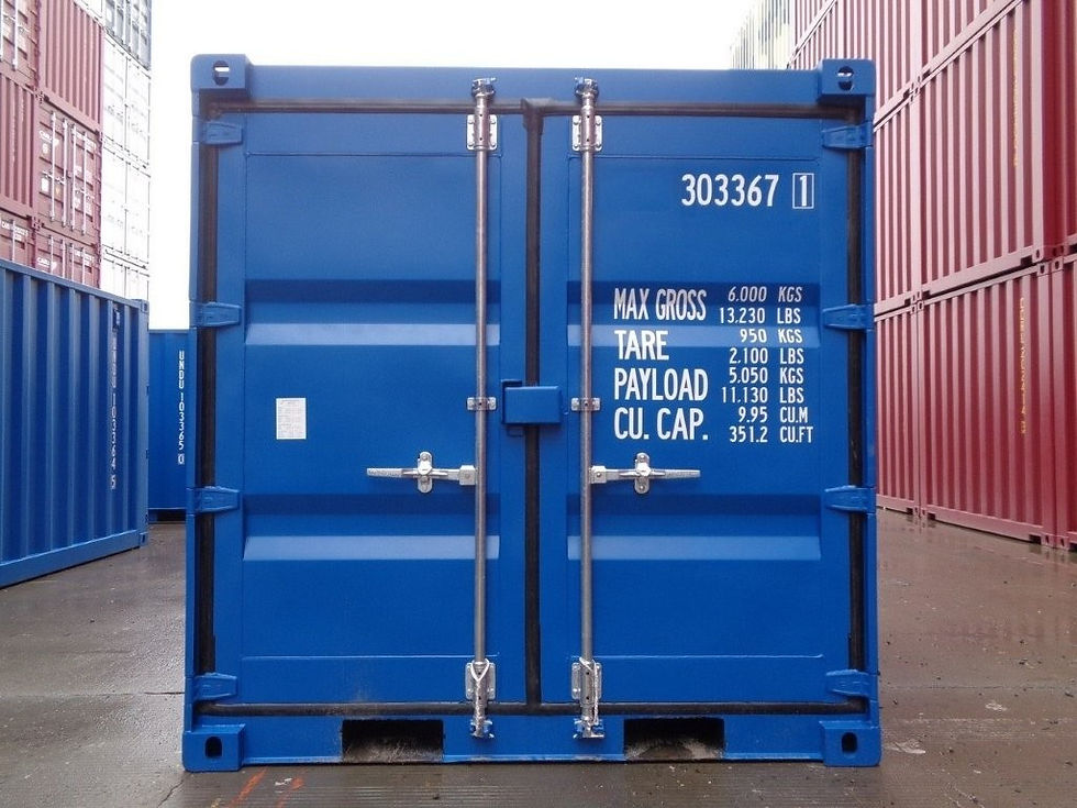 Miniaturbild: 8fuss-seecontainer-blau-vorne