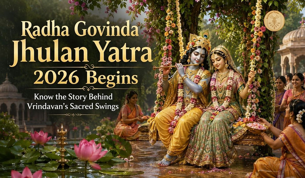 Radha Govinda Jhulan Yatra 2026 Begins