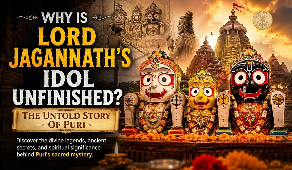 Why Is Lord Jagannath’s Idol Unfinished?