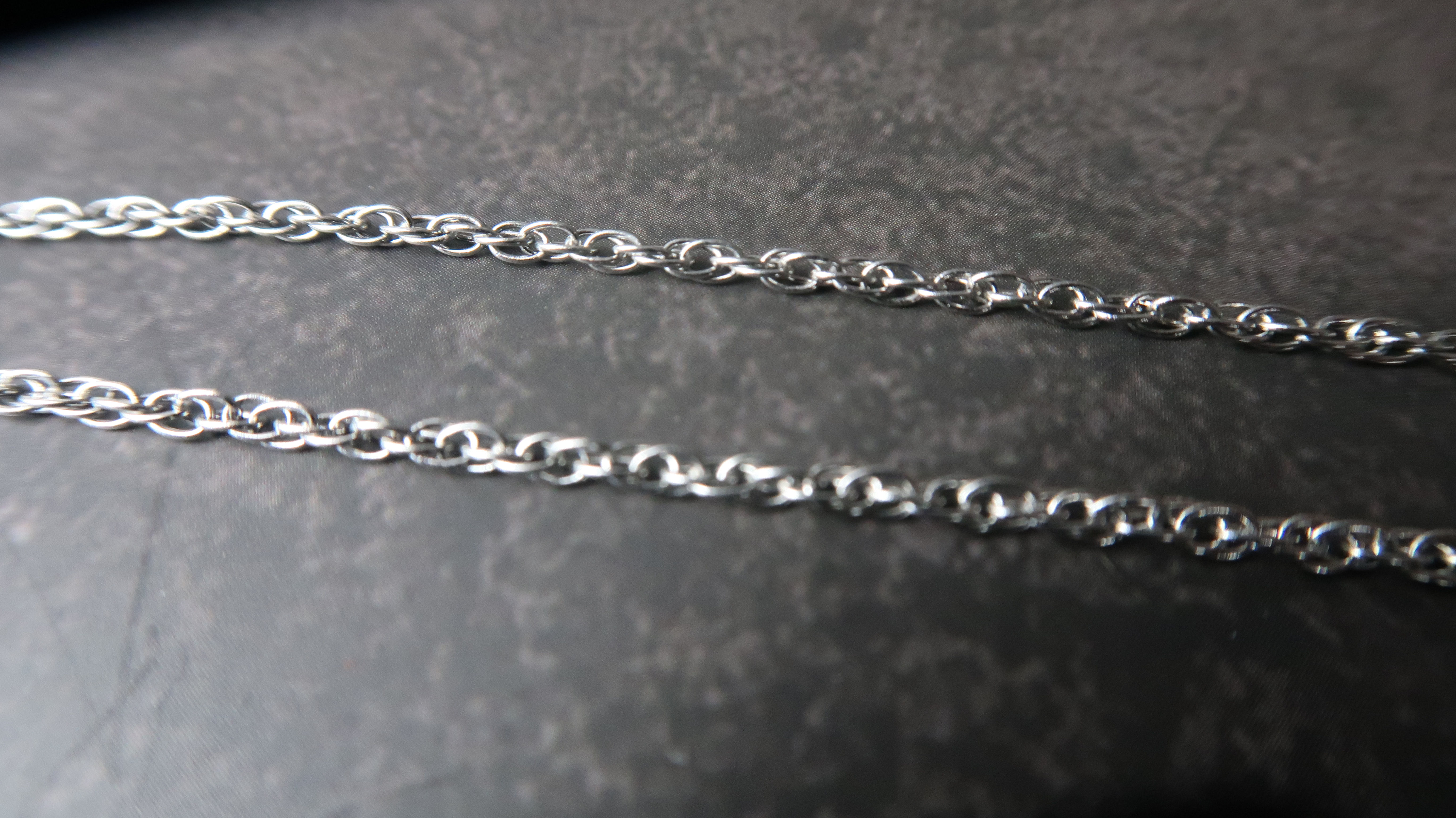 Chaîne Acier Inoxydable - Fine 50 cm