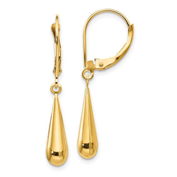 14K Gold Drop Earrings