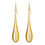 Thumbnail: 14K Gold High Polish Dangling Earrings