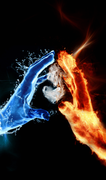 Fire to water