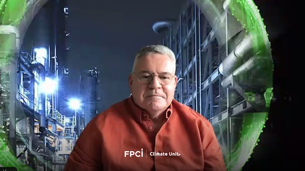 Dr. Peter Godfrey, Founder and CEO of CarbonSync Technologies, spoke at the webinar on "Rethinking Energy Security in a Fossil-dependent Southeast Asia" organized by FPCI and ISEAS - Yusof Ishak Institute on Thursday (16/7).