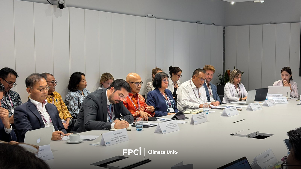 On 24 June 2026, FPCI, SEFiA, and Chatham House brought together seven middle powers — Indonesia, Türkiye, Brazil, South Africa, Australia, Mexico, and South Korea — for the Middle Powers Dialogue on Energy Transition and Green Industrial Transformation at Chatham House, London. A crucial step toward collective climate action.