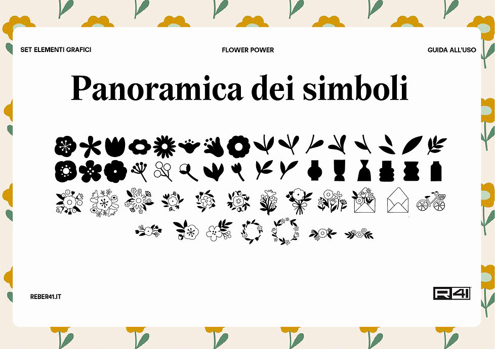 Simboli Flower Power pack Procreate