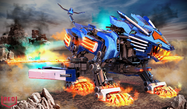 Blue Blade Liger Zoid, Realistic Zoids Mech