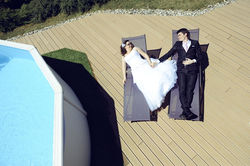 Photographe mariage piscine