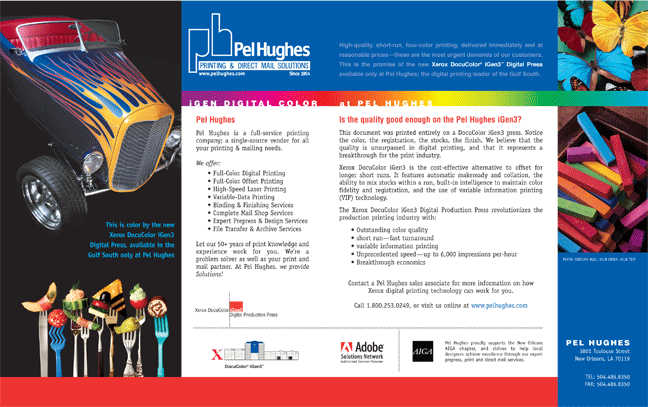 pel hughes publication Ad