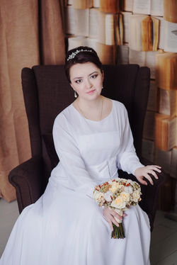 Зимний свадебный букет