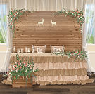 пионы и розы в свадебном оформлении