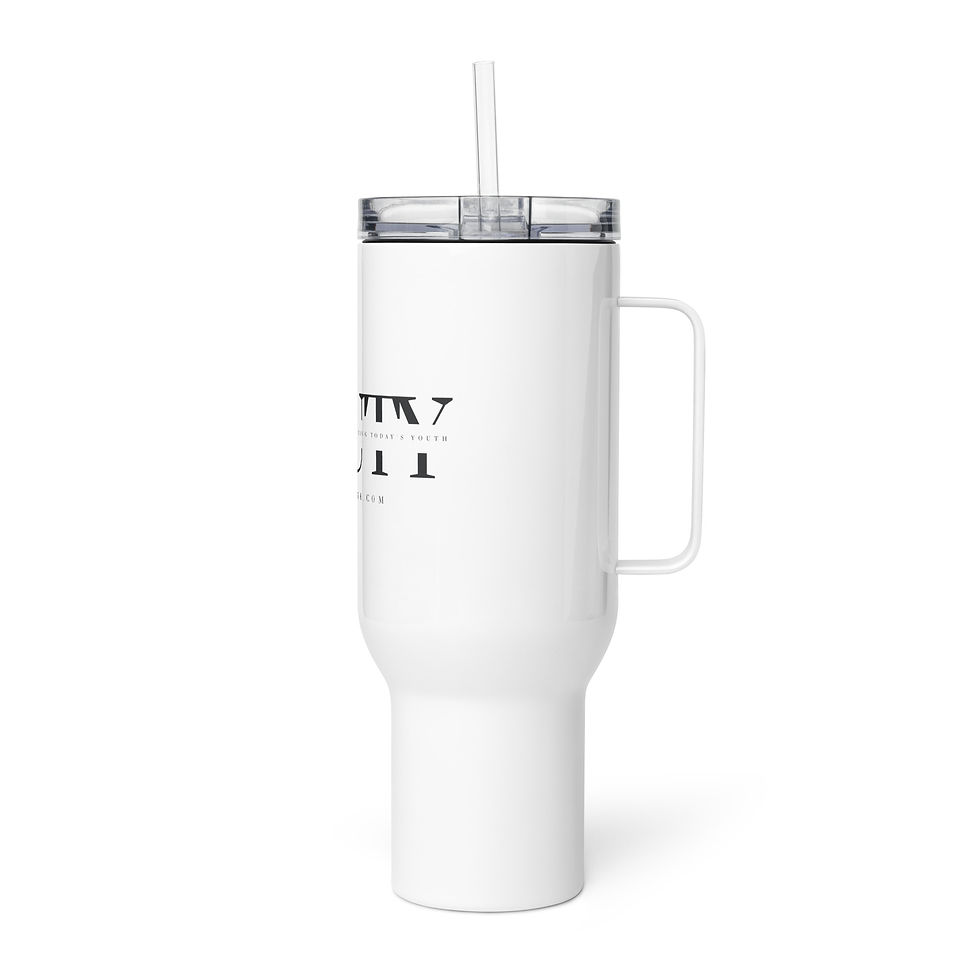 Thumbnail: Travel mug with a handle