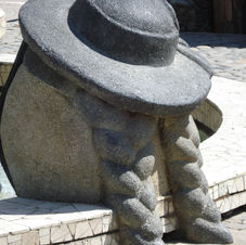 Original Photograph, "Cholita de Piedra (Stone Indigenous Woman)" Peru. Includes white mat. Mat inner opening 8" x 10.5" - Outside mat size 11"x14". $39.99 *Available in a card set.
