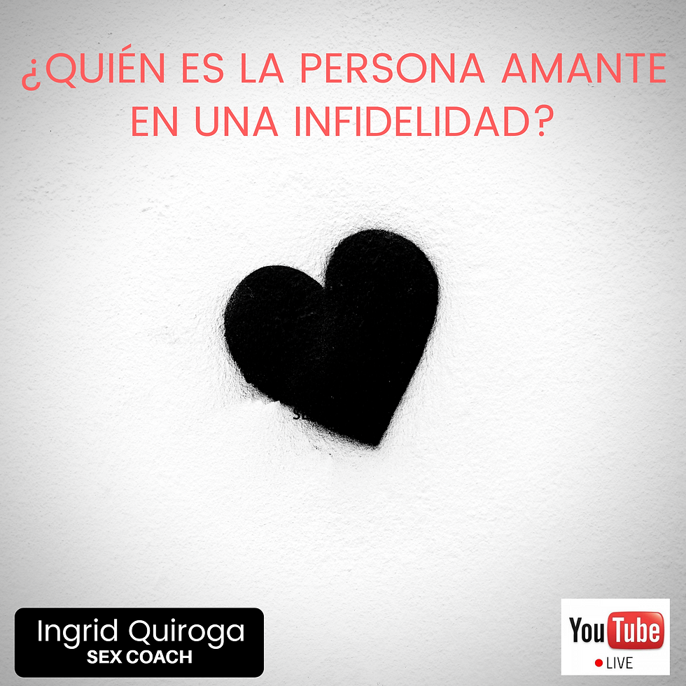 ¿Quién es la persona amante en una infidelidad?