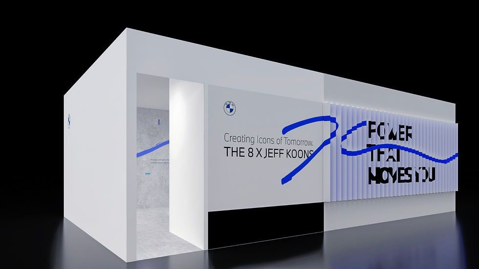 BMW stand at art Dubai 2022