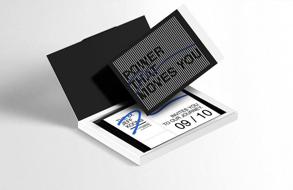 VIP invitation to the exclusive show case for the BMW M 850i limited edition