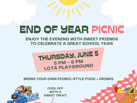 End of Year Picnic 6/5!