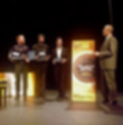 Fabio Montomoli rewards the winners of the Mantovani International guitar conpetition
