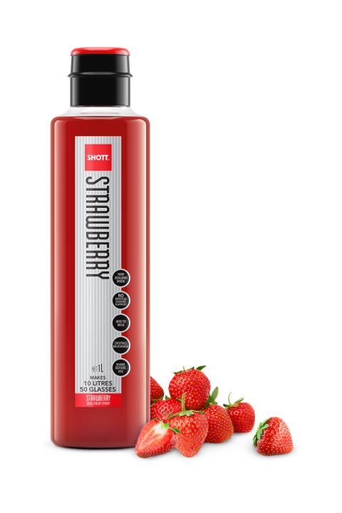 SHOTT Strawberry Syrup | Caffe D'arte Alaska