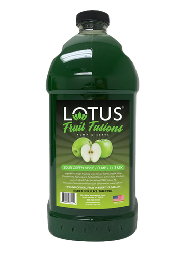 Sour Green Apple Lotus Fruit Fusion Concentrate | Caffe D'arte Alaska