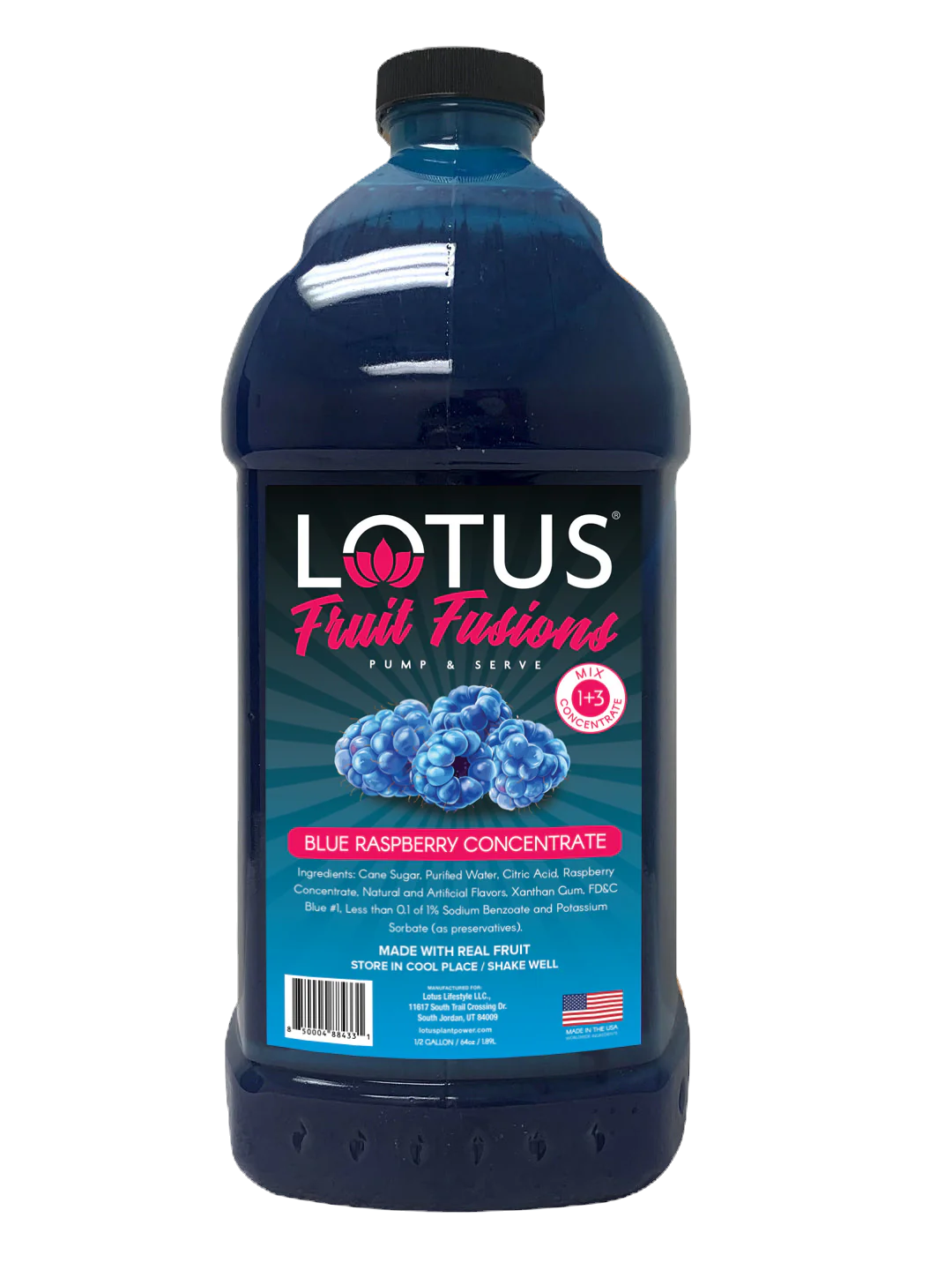 Blue Raspberry Lotus Fruit Fusion Concentrate