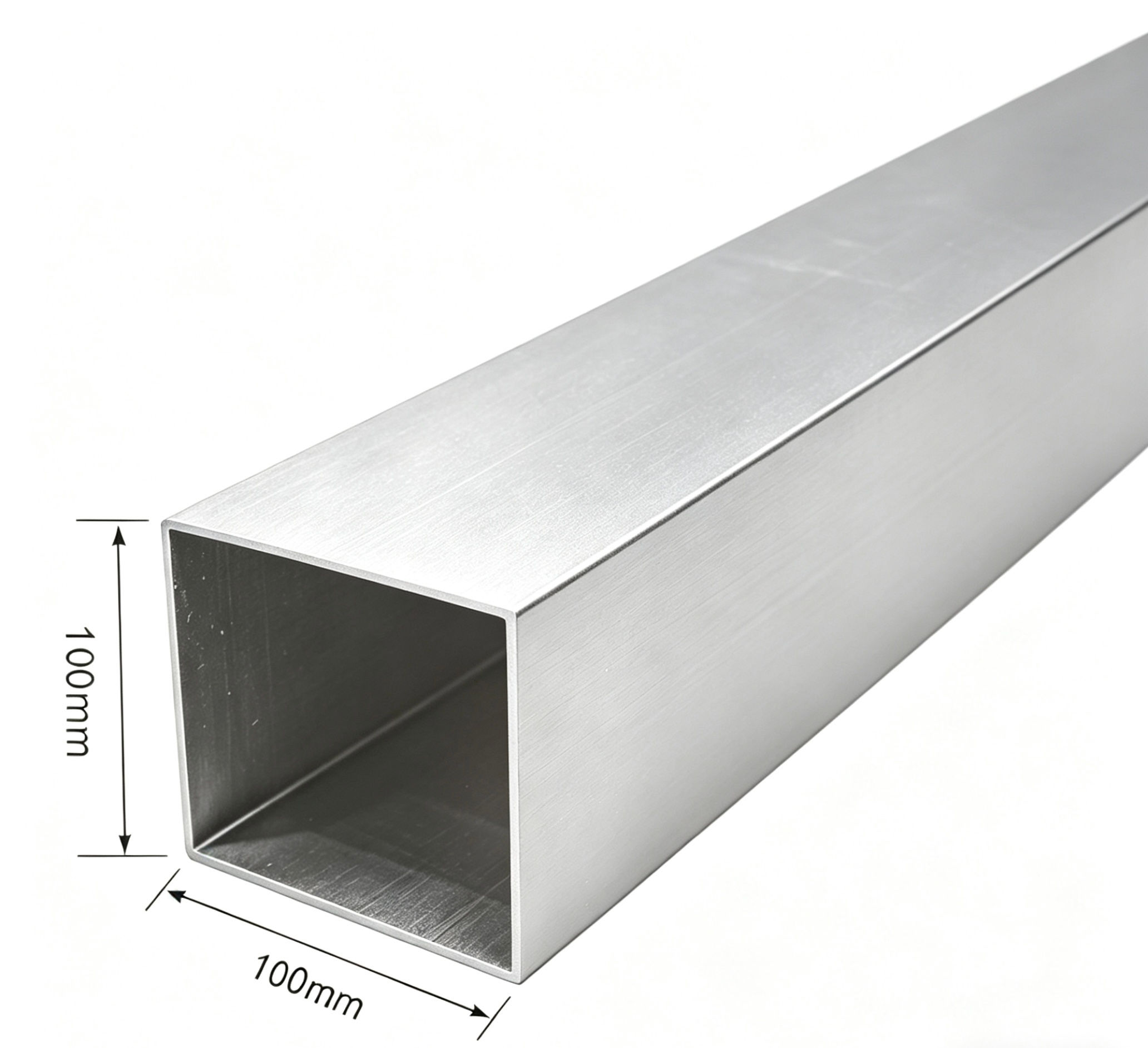 4寸銀色鋁方通-3mm厚-包界一刀