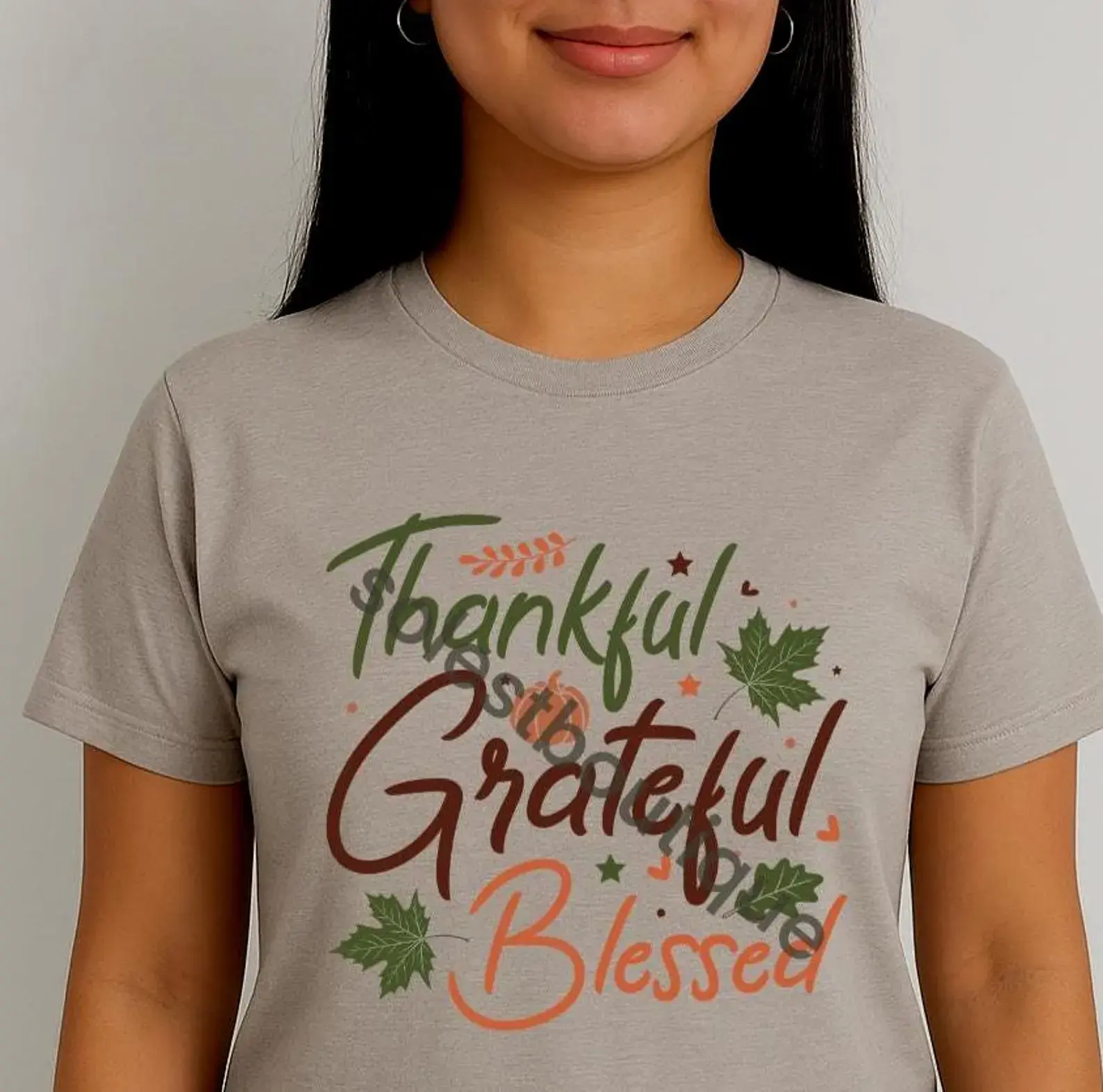 Thankful/Grateful/Blessed Tshirt